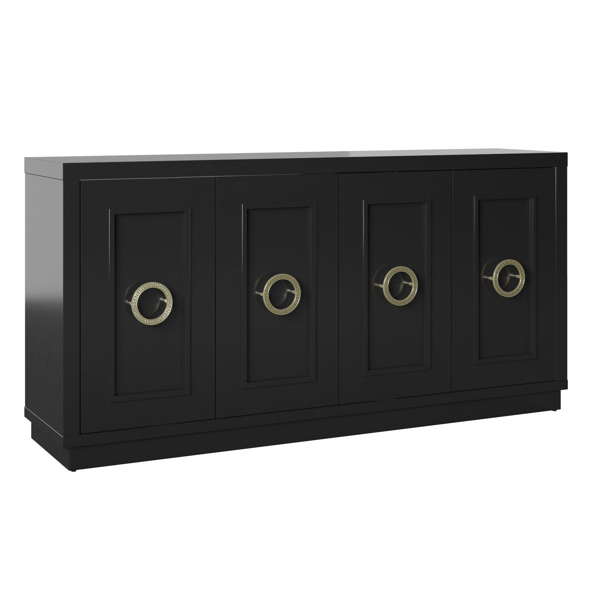Walmart black buffet table deals
