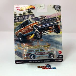 '64 Chevy Nova Gasser #3 * 2022 Hot Wheels Car Culture Drag Strip* NC400