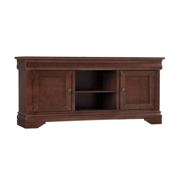 Progressive Furniture Coventry 64" TV Stand in Auburn Cherry