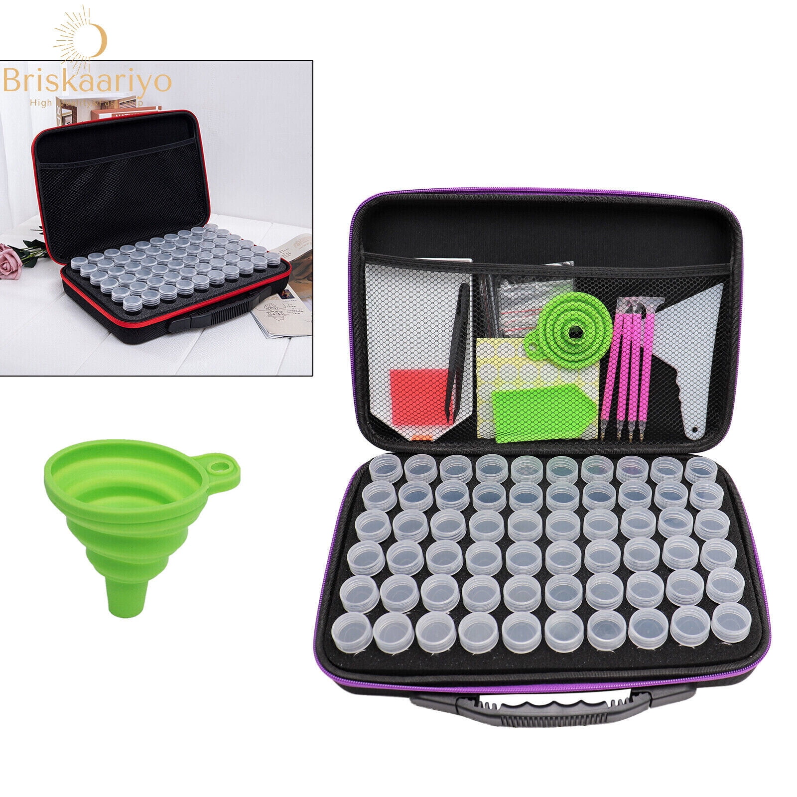 60 Diamond Painting Storage Boxes Bead Organiser Tray Art Beads Embroidery Case