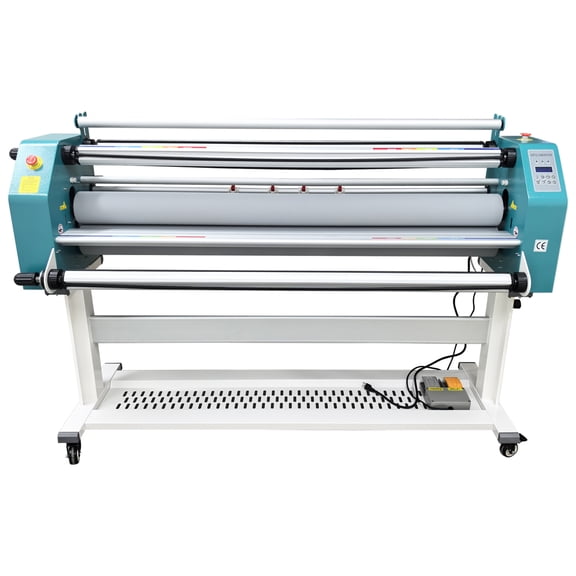 64" Full Automatic Pneumatic Laminating Machine Single-sided Roll Laminator (Excluding Air Compressor)