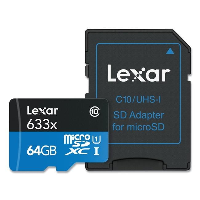 64 GB Micro Sdxc Memory Card with UHS-I U1 Class 10