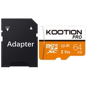 64 GB TF Card Micro SD Card U3 High Speed A30 MicroSD Card Full HD 4K Memory Card for Security Camera Phone Table