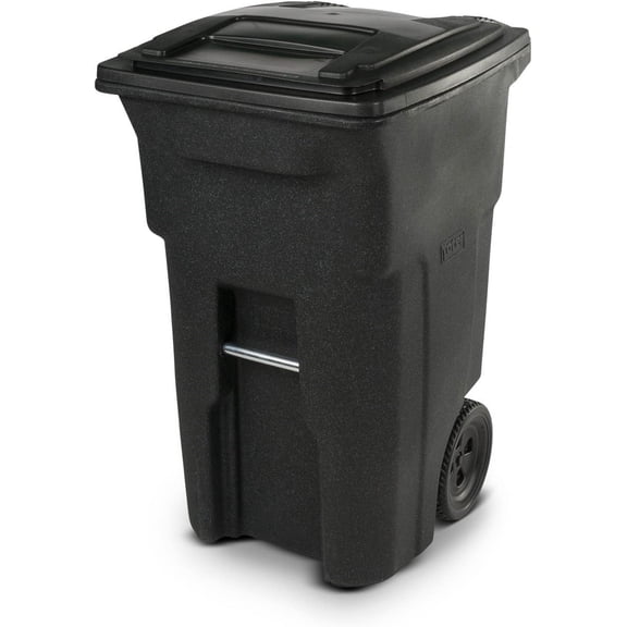 64 Gallon Heavy Duty Two Wheeled Trash Can – Residential, Blackstone, 10-Year Warranty