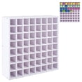 thumbnail image 1 of 64 Grids PVC Pigment Holder Display Racks Rectangle White 33x8.9x33cm, 1 of 6