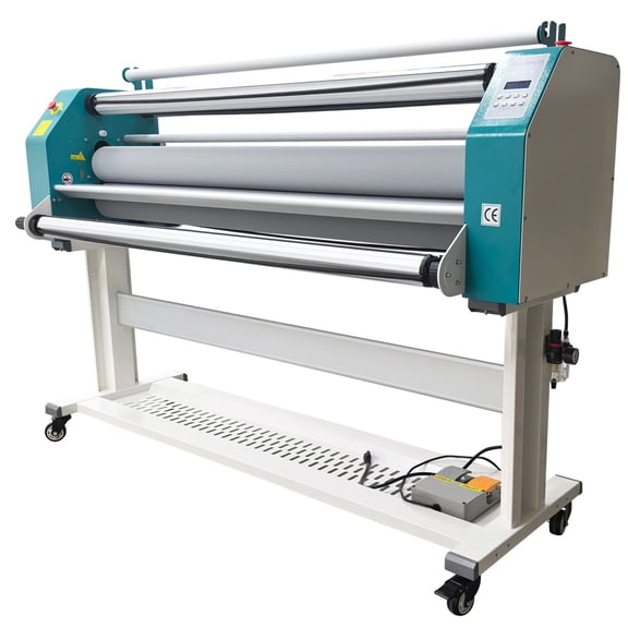 64 Inch Full Automatic Pneumatic Hot & Cold Roll Laminator Auto and Manual Mode Laminating Machine