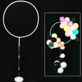 thumbnail image 1 of 64 Inches Height Circle Balloon Arch Frame Stand Kit Round Balloon Column Hoop Arch Stand Balloon Stand for Wedding,Birthday,Baby shower,Anniversary WHITE, 1 of 8