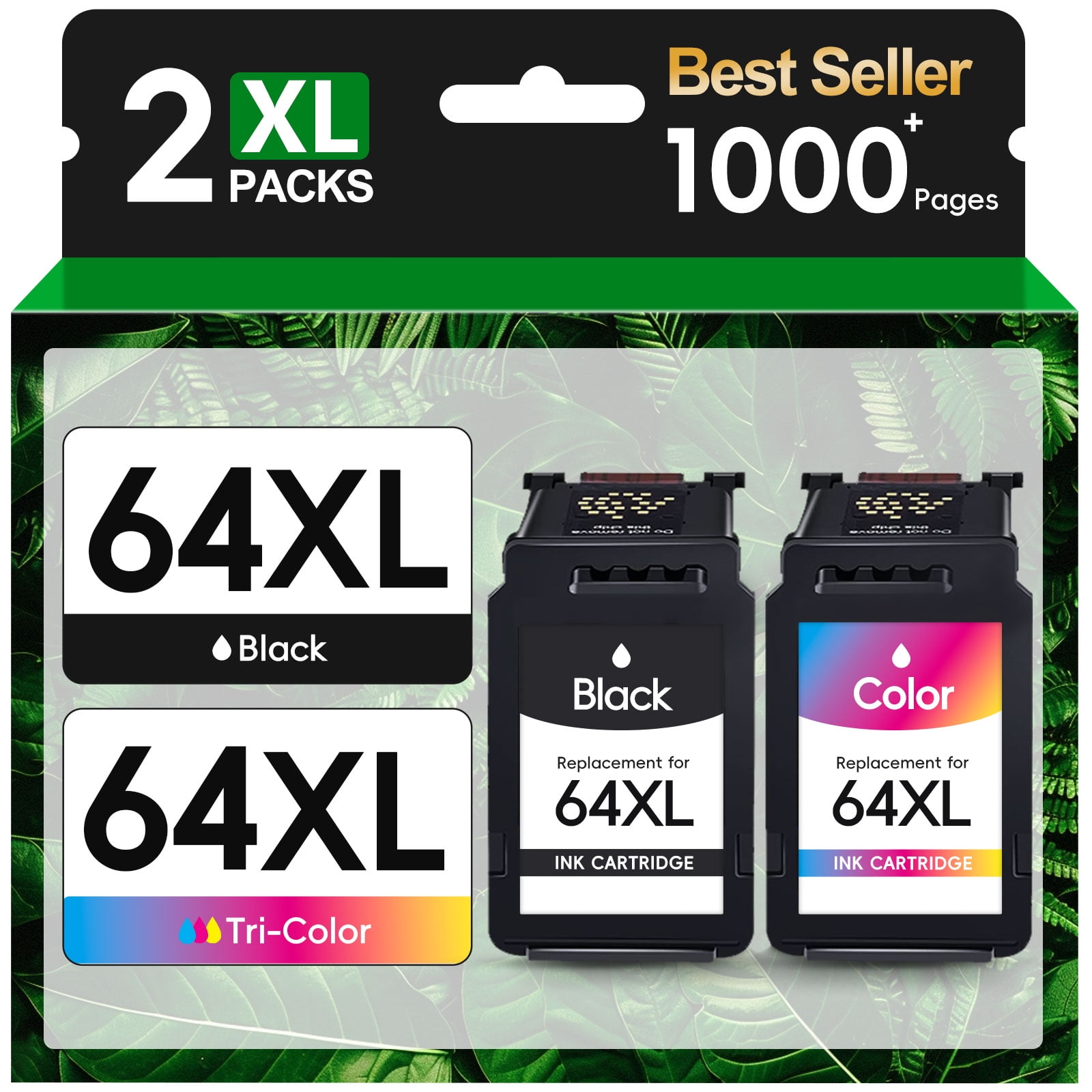 Hp EliteBook I7 2 Cartuchos De Tinta HP 64XL Color Negro - Compatibles Con HP ENVY 6220, 6230, 6255, Etc. Cartuchos Para HP ENVY Serie 6200