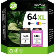 64 Ink Compatible for 64xl Ink Cartridge Combo Pack for Envy Photo 7855 7858 7900e 7155 6252