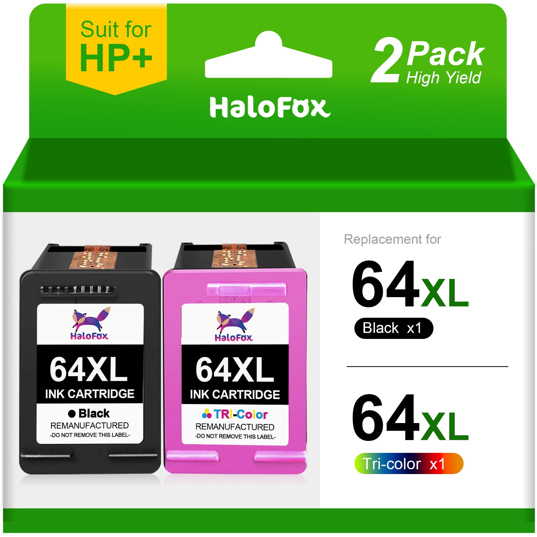 64XL Ink Cartridges For HP Envy Printers - Black & Tri-Color, High Yield 10 thumbnail image