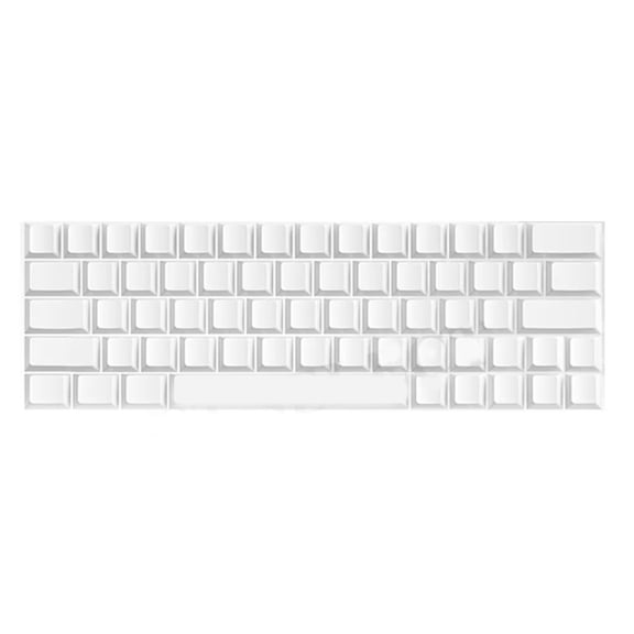 64 Key PBT Blank Keycaps Original Profile Gamer No Letter White Keycap for MX Switches Mechanical Keyboards