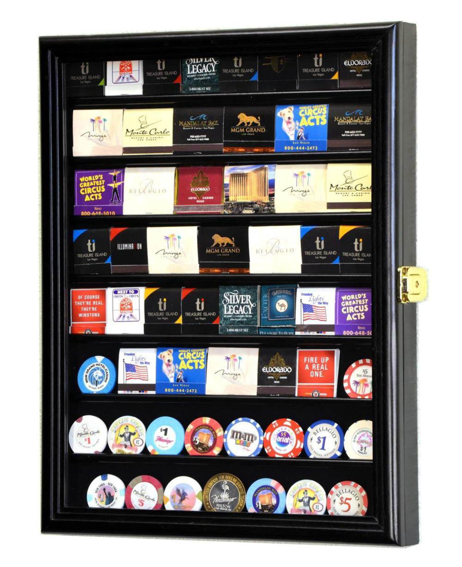 64 Matches Matchbook Display Case Cabinet - Walmart.com