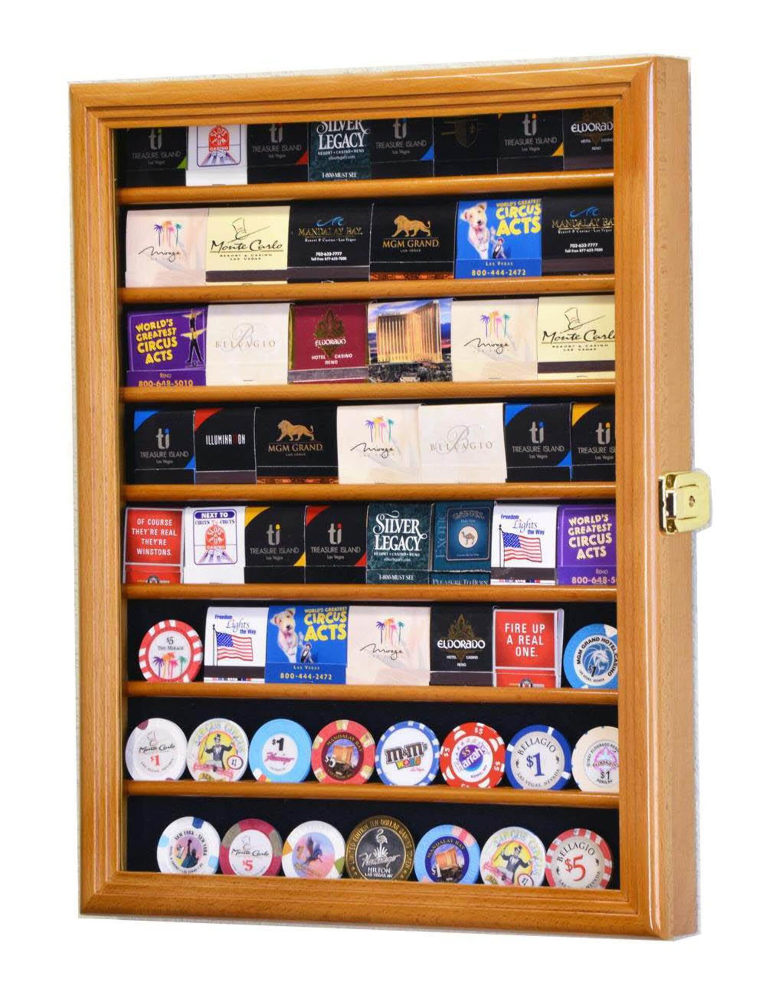 64 Matches Matchbook Display Case