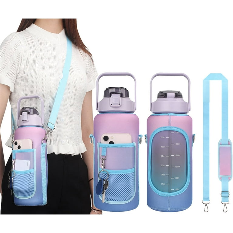 Bexikou 64 Oz Water Bottle Sleeve, Insulated Neoprene Carrier with