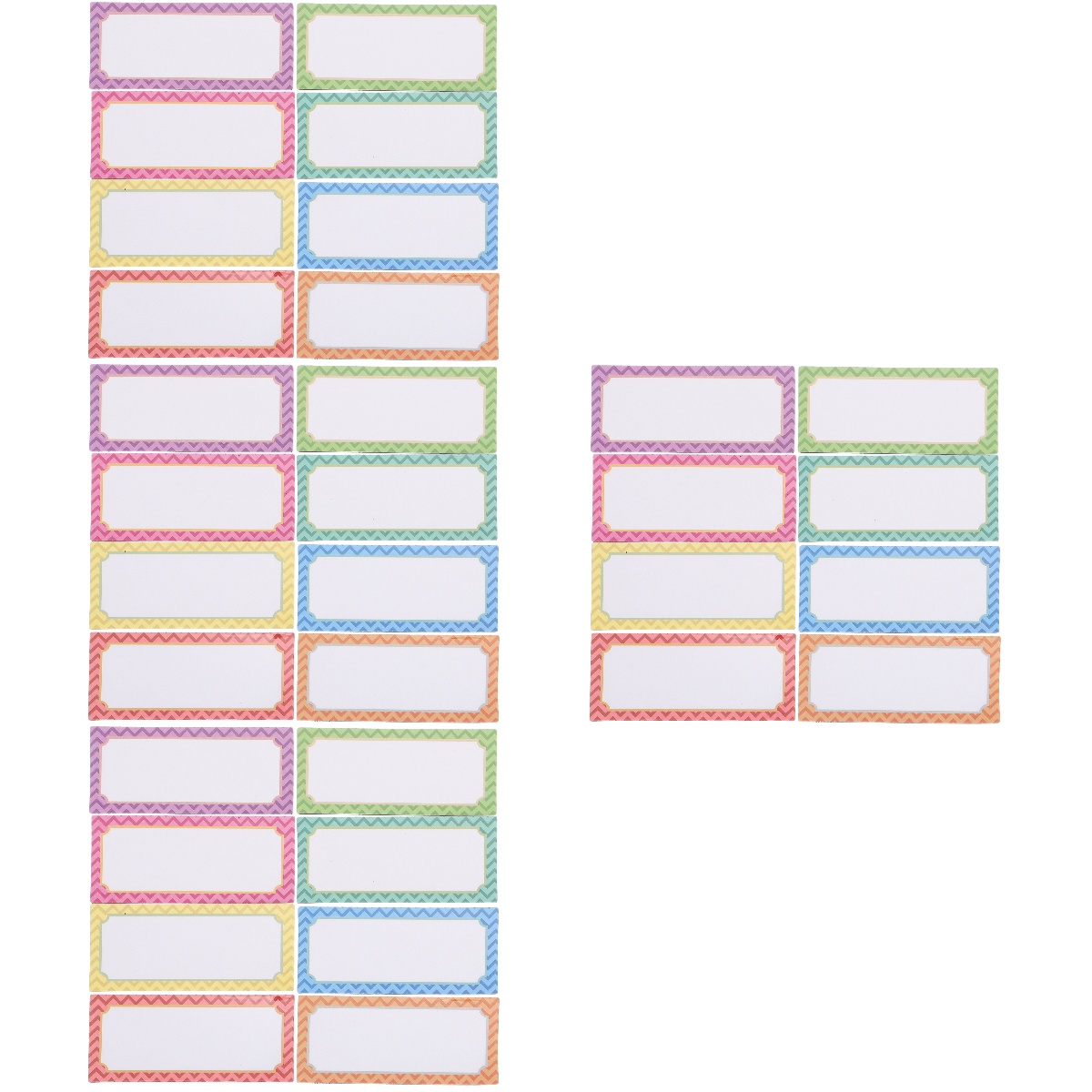 64 Pcs Refrigerator Label White Board for Fridge