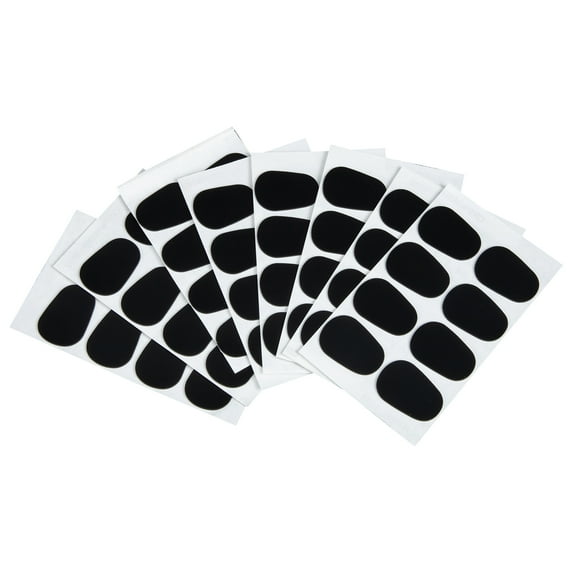 OUNONA Saxophone Cushions Black Rubber Pads 64 Pcs for Improved Airtightness and Stability Accessories