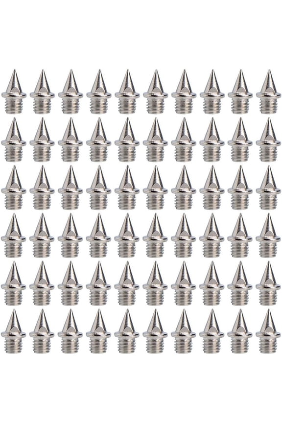 64 Pieces Track and Field Running Spikes Spikes Shoes Running Replacement Track Shoe Spikes Spikes Shoe Replacement Spikes for Sprint Sports Short Running Shoes