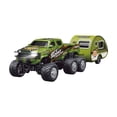 thumbnail image 1 of 64 Scale Rc Semi Truck With Trailer, 4Ghz Remote Control Truck With Lights, Rechargeable Portable Rc Truck For Indoor & Outdoor Play, 1 Remote + 1 Truck For Family Fun, 1 of 3