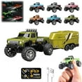 thumbnail image 1 of 64 Scale Remote Control Car With Lights, 4Ghz Precision Control, Three-Speed Options, Durable Alloy Housing For teenagers And Hobbyists, 1 of 4