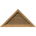 thumbnail image 1 of 64"W x 21 1/4"H Triangle Gable Vent (80 1/2"W x 26 3/4"H Frame Size) 8/12 Pitch: Unfinished, Functional, Rough Sawn Western Red Cedar Gable Vent w/ Brick Mould Face Frame, 1 of 12