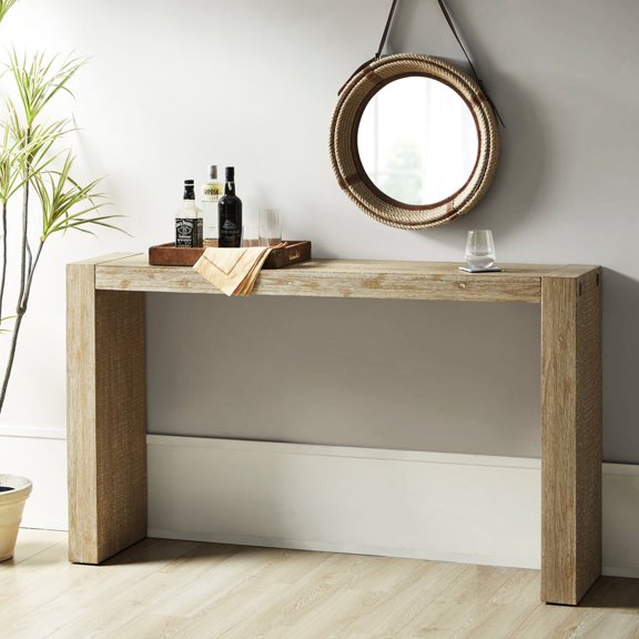 64" Wood Console - Counter Use - Small Spaces - Charming Look