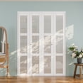 thumbnail image 1 of 64" X 80" 3-Lite Frosted Glass Finished Surface Bi-Fold Door, 1 of 9