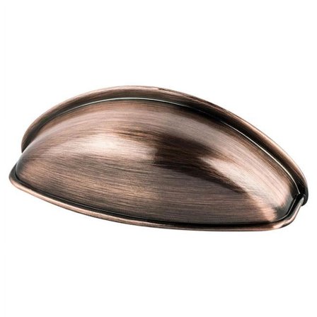 64 mm CC Euro Moderno Cup Pull with Brushed Antique Copper