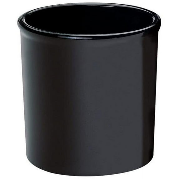 64 oz Crock, Black - 6.625 dia. x 6.125 in.