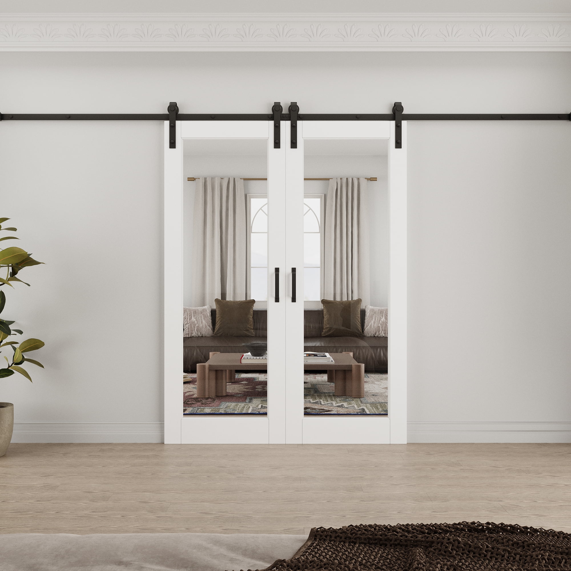 Sliding Mirror Barn Doornull