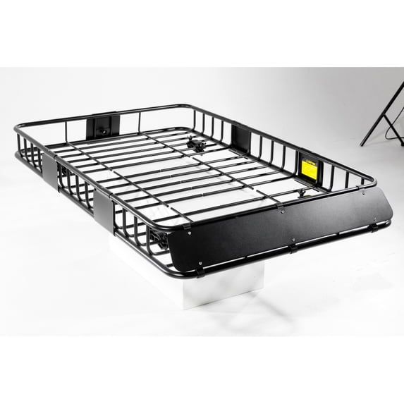 64"x39" Universal Steel Roof Rack Basket, 250LBS Capacity Extended Cargo Carrier for SUV, Wagon and Sedan