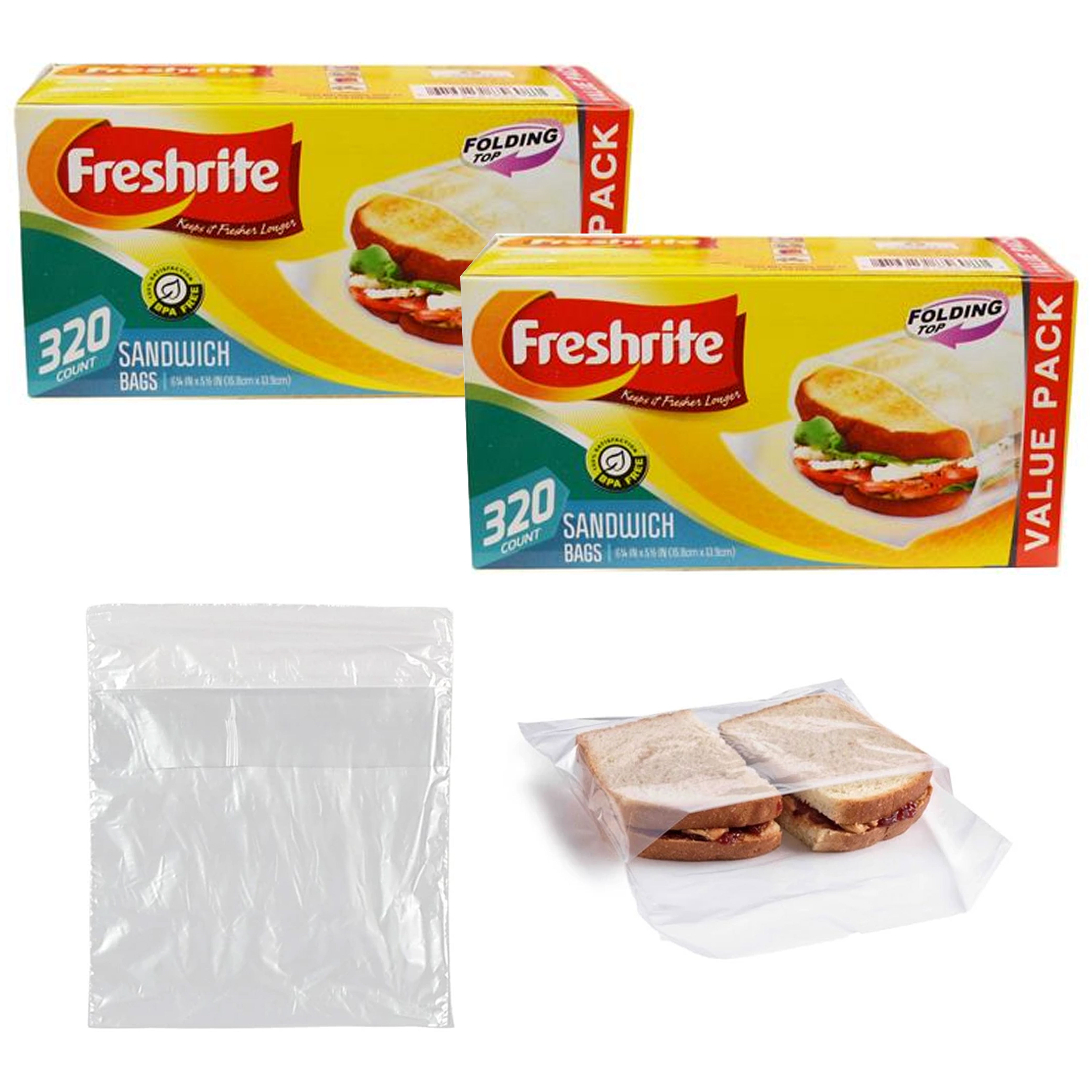 Buy Home Smart Food Storage Bag Sandwich (Pack of 24)