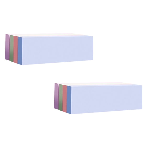 640 Pcs Pop Up Sticky Notes Refills, Sticky Notes Strong Adhesive Memo Pad Bulk with 4 Bright Colors, Sticky Notes Bulk Self-Stick Note Pads for Home, Office, Clean Removal, Multicolor 2.99"x0.48"