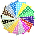 thumbnail image 1 of 640 Pieces 1 Inch Round Stickers Color Coding Labels, 1 of 6