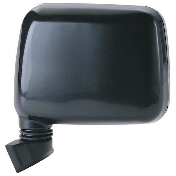 64004I - Fit System Driver Side Mirror for 88-93 Isuzu Pick-Up Japan built, 91-92 Rodeo, black, foldaway, Manual Fits select: 1988-1993 ISUZU CONVENTIONAL