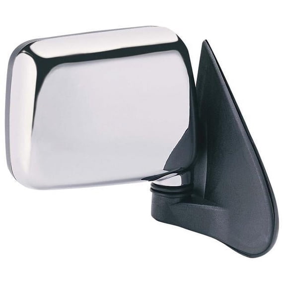 64005I - Fit System Passenger Side Mirror for 94-95 Isuzu Pick-Up, 94-97 Rodeo, US built, chrome, foldaway ; Isuzu Rodeo, chrome, foldaway, Manual Fits select: 1994-1995 ISUZU CONVENTIONAL