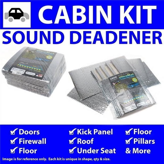 6417cm2 Heat & Sound Deadener for 1993-2002 BMW e36 in Cabin Kit
