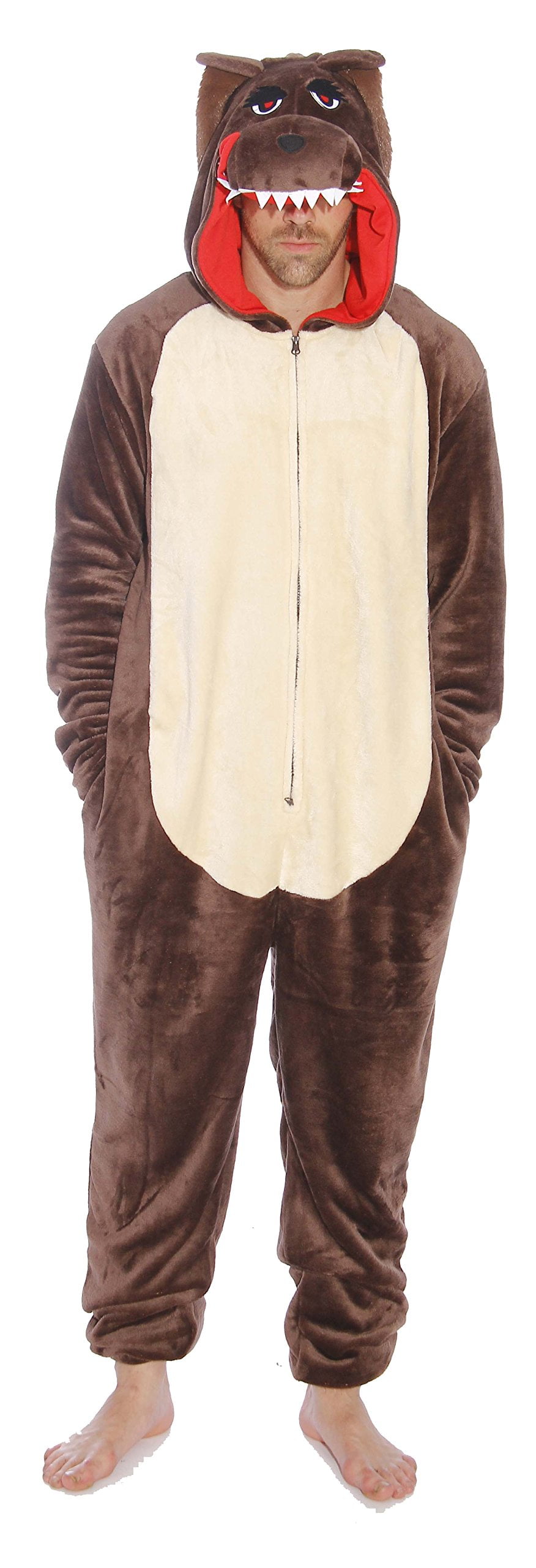 Wolf pajamas for adults sale
