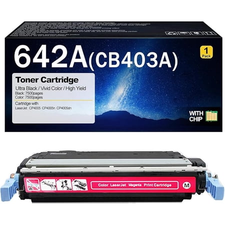 642A Toner Cartridges Compatible for HP 642A CB400A CB401A CB403A CB402A 642X Toner Cartridge Work for HP Color Laserjet CP4005 CP4005n CP4005dn Printers