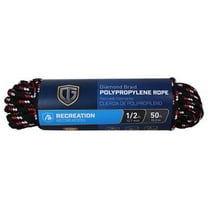 643581 Polypropylene Rope, Diamond Braided, 1/2-In. x 50-Ft. - Quantity 4