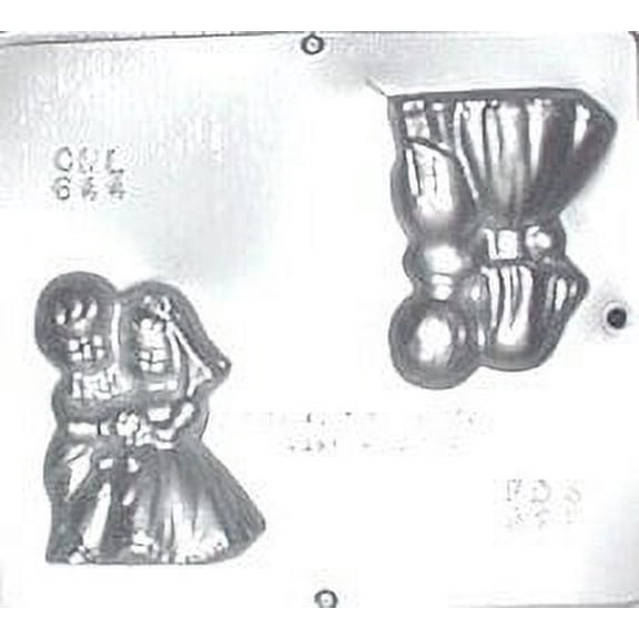 644 Dancing Bride & Groom Chocolate CandyMold