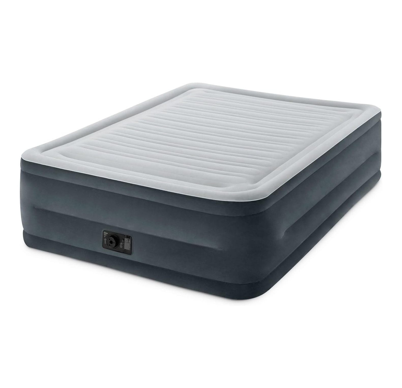 64417E Comfort Plush Elevated Dura Beam Airbed with Built in Electric Pump Bed Height 22