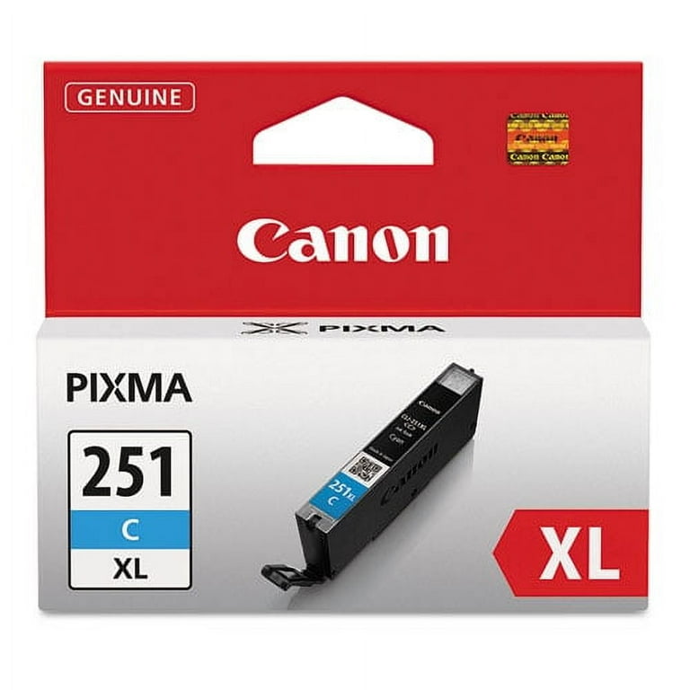 6449B001 (CLI-251XL) ChromaLife100+ High-Yield Ink, 695 Page-Yield, Cyan 6449B001 (CLI-251XL) ChromaLife100+ High-Yield Ink, 695 Page-Yield, Cyan
