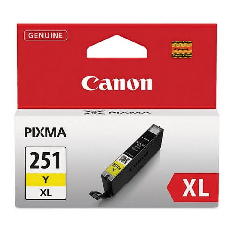 6451B001 (CLI-251XL) ChromaLife100+ High-Yield Ink, 695 Page-Yield, Yellow 6451B001 (CLI-251XL) ChromaLife100+ High-Yield Ink, 695 Page-Yield, Yellow