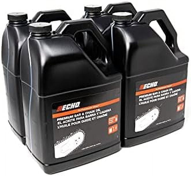6459007 Power Chainsaw Bar and Chain Oil Equipment Lubricant for Professional Home Use, High-Performance Lubricating Formula Minimizing Resin Build-Up 128 fl oz (1 Gal. - 4 Pack.)
