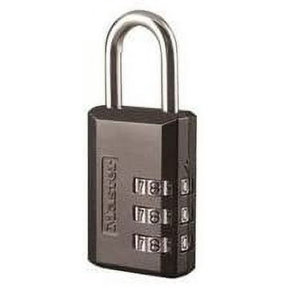 Master Lock Combination Luggage Padlock 647D - Durable, Set Your Own Combo - 1-3/16" 30mm