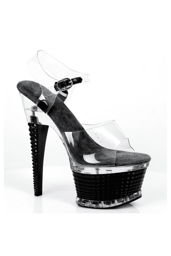 649-DIAMANTE 6" Ankle Strap Platform Shoe