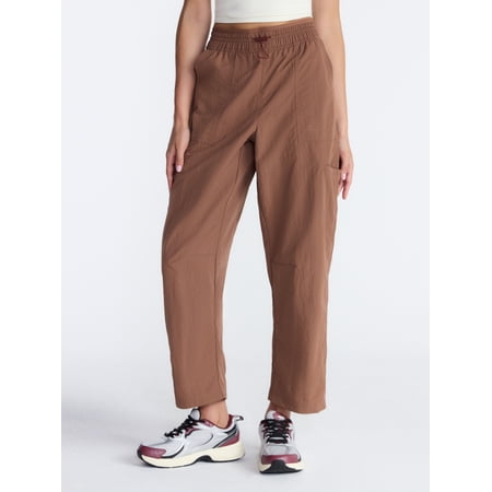 Avia Women's Tapered Nylon Pants, 27'' Inseam, Sizes XS-XXXL