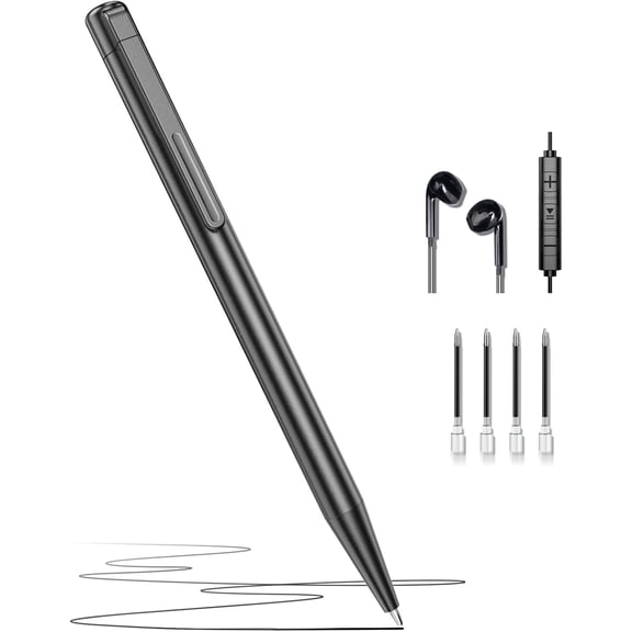 64B Voice Recorder with Playback,1536Kbps Smart Diital Voice Activated Recorder with AI-Intellient Noe Reduction, Type-C Portable Recordin Device for Lectures, Meetin, Work, Interviews, Class