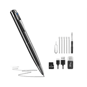 64G 1080P HD Portable Pen Camera,Long Battery Life Body Camera Pen with Loop Recording,Rechargeable Nanny Cam with Smooth Writing for lecture,Meeting,Classes, Security Surveillance Camera Easy to Use