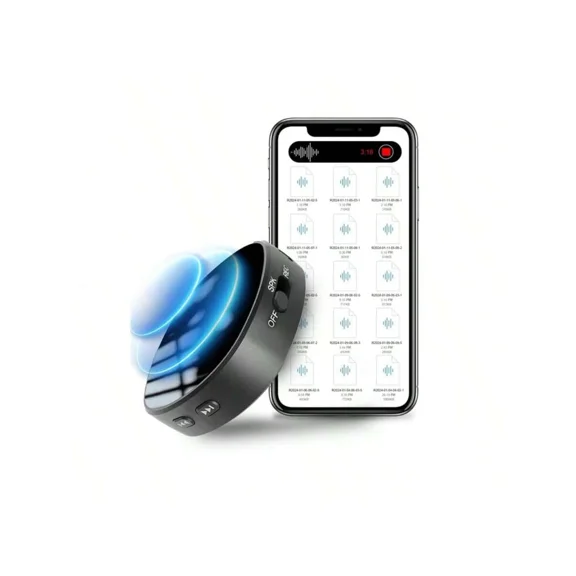 64G Mp3 Player Voice Activated Recorder - Elasound Voice Recorder With AI-Intelligent Triple Noise Reduction, Portable Audio Recorder For Work, Lectures, Meetings